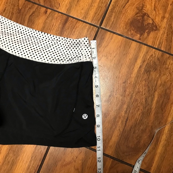 Lululemon Stripe Speed Short black & White Size None - Picture 12 of 14